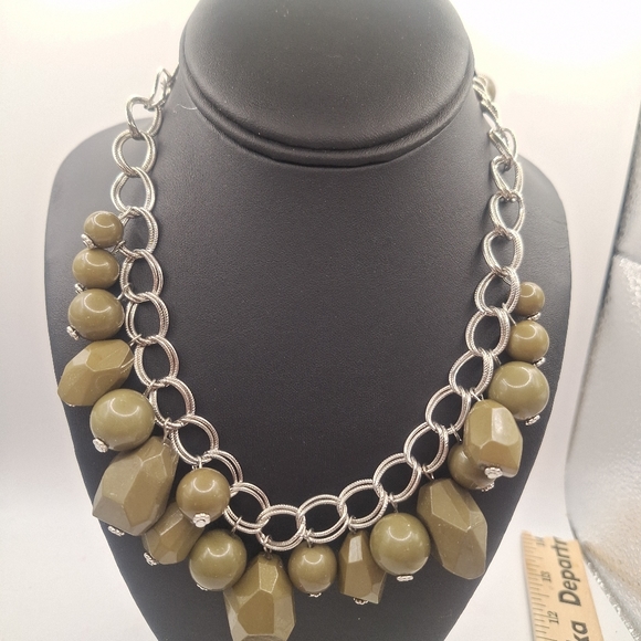 Paparazzi Necklace/Earring Set Green - Picture 4 of 6